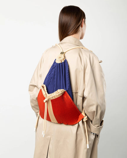 MULTITUDES MILANO | Satin Rucksack ROSSANA | Made in Italy