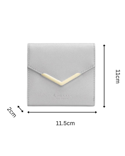 LaBante London | Diana Bifold Wallet | Vegan | Silber