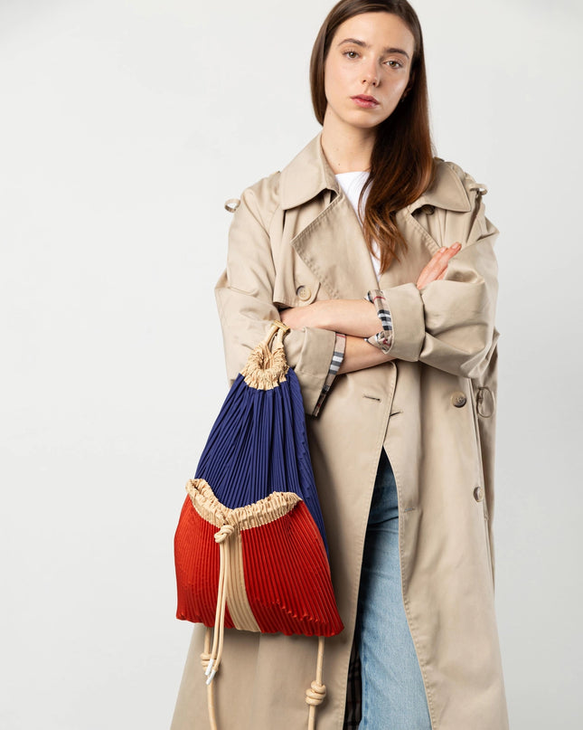 MULTITUDES MILANO | Satin Rucksack ROSSANA | Made in Italy