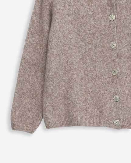 Women's cardigan with wool