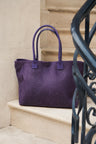 ZEEN | LOLA Schultertasche | Python-Prägung | Lila
