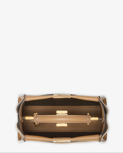Fendi | Peekaboo Mini Handbag | Beige | Damen
