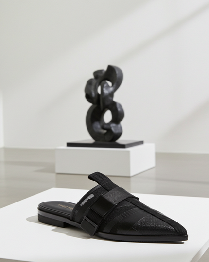 Luftige Mesh-Mules
