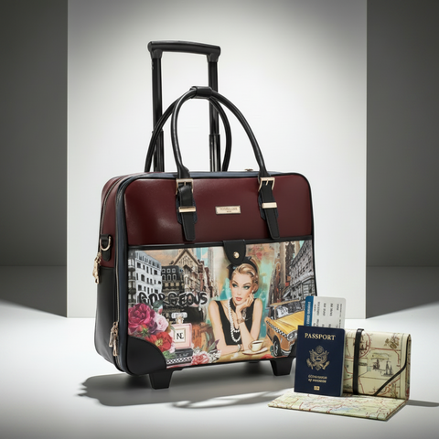 Rechteckige Rollreisetasche – Sabina Imagines