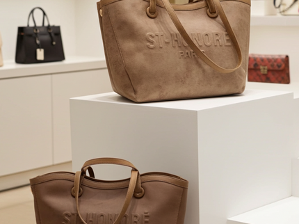 Embossed ST HONORÉ tote bag 