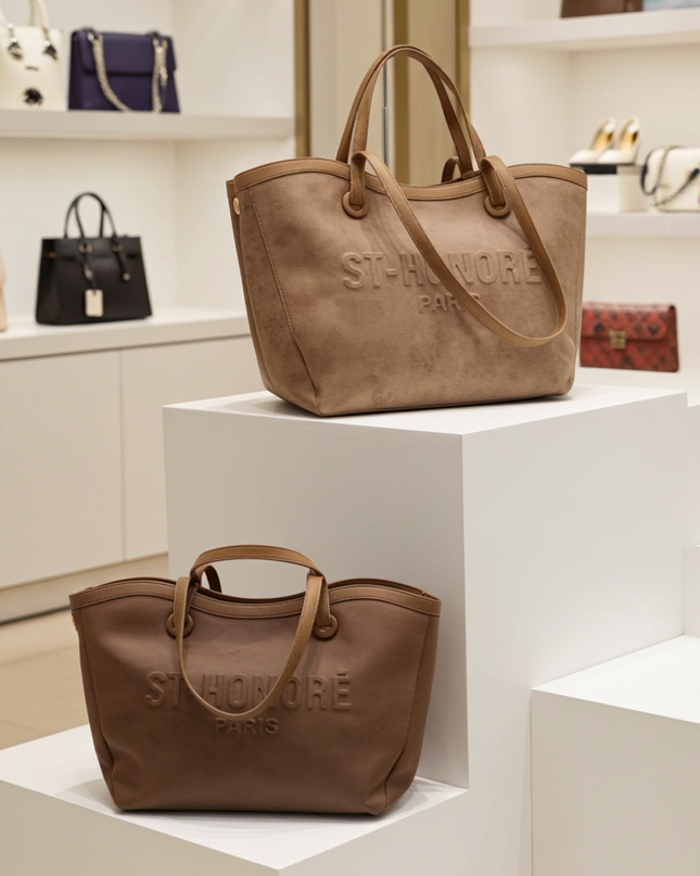 Sac cabas ST-HONORÉ gaufré