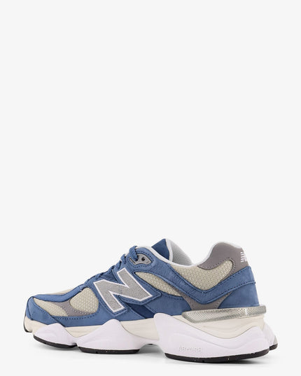 9060 mesh low-top sneakers with suede inserts