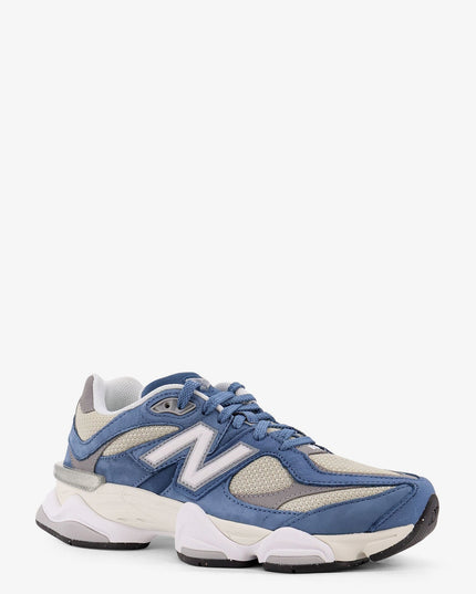 9060 mesh low-top sneakers with suede inserts