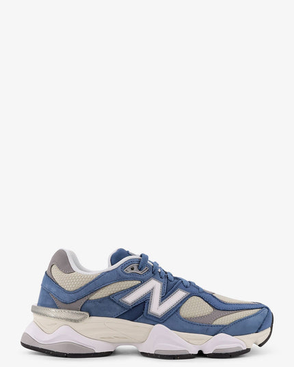 9060 mesh low-top sneakers with suede inserts