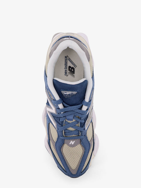 9060 mesh low-top sneakers with suede inserts