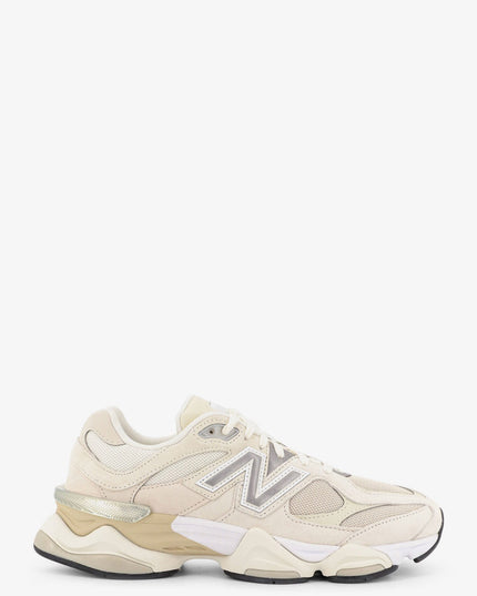 9060 Mesh Sneakers with Suede Inserts