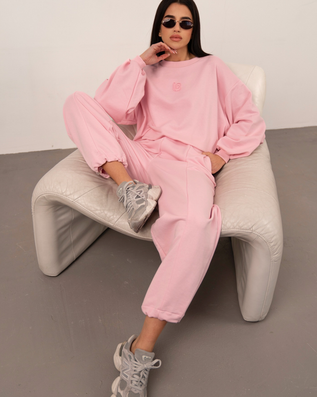 BRONX Damen Freizeit Set - Hellrosa