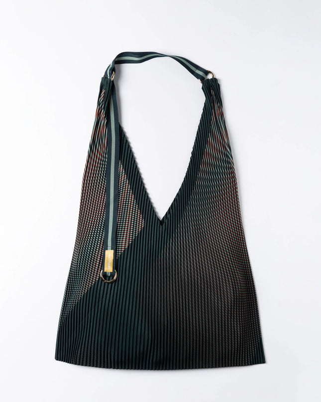Plissierte Tasche ISABELLA GREEN Y BAG