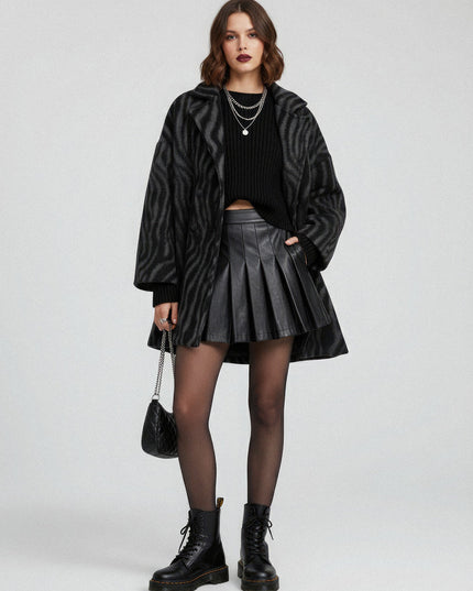 L'ARTE MILANO | Wollmantel | Grey/Black