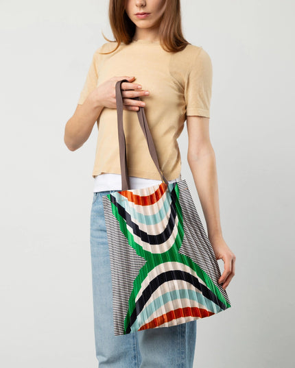 💟 Satin Faltentasche NAXOS | Made in Italy