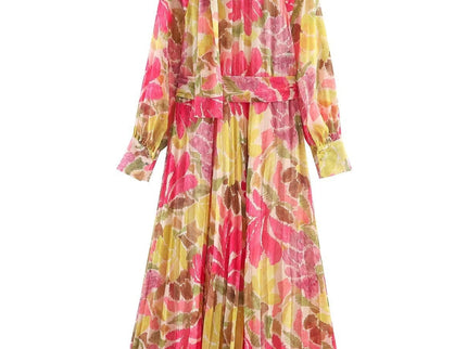 Damen Sommerkleid VALLDEMOSSA CHIC Printed Pattern – New Collection IBIZA