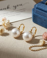 Boucles d'oreilles pendantes classiques SOHO avec perles | BYMANYC ® New York