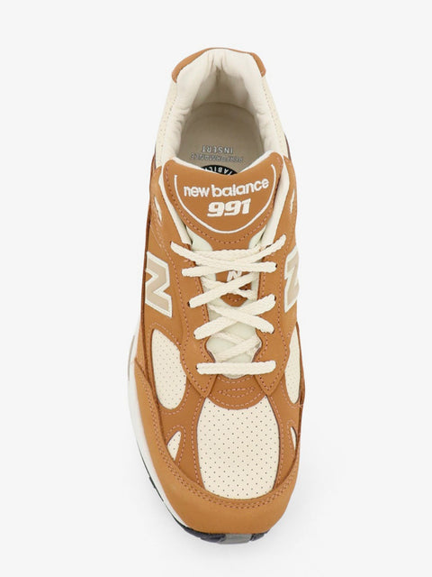 991 Tier leather sneakers with iconic side logo