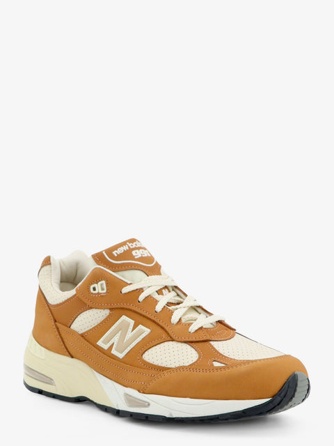 991 Tier leather sneakers with iconic side logo