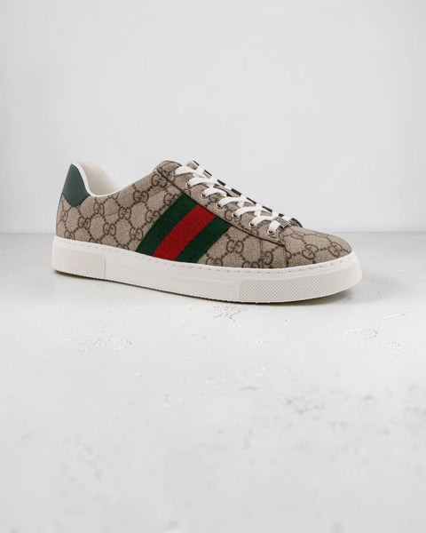 Gucci Ace Supreme GG Canvas Low-Top Sneakers