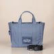 Marc Jacobs Medium Tote Denim Crossbody Bag – Blue Shadow