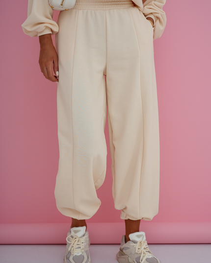 BRONX Damen Freizeit Set - Kokos