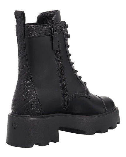 Tory Burch | T Monogram Lug Ankle Boot 65mm | Black | Damen