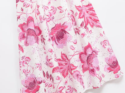 CALA BOIX Sommerkleid IBIZA – Pink Flowers