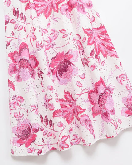 CALA BOIX Sommerkleid IBIZA – Pink Flowers