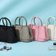 Genuine Ostrich Skin Leather Small Tote Bag-0
