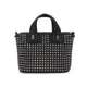 3D Crystal Skull Bag With Studded Tote Satchel Bag-2