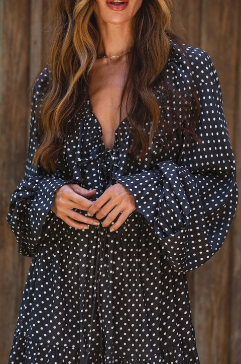 Alice Langarm Mini-Kleid