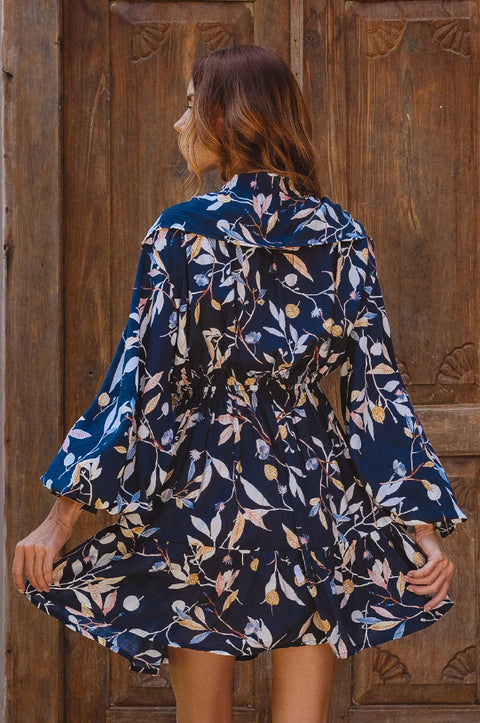Alice Langarm Mini-Kleid