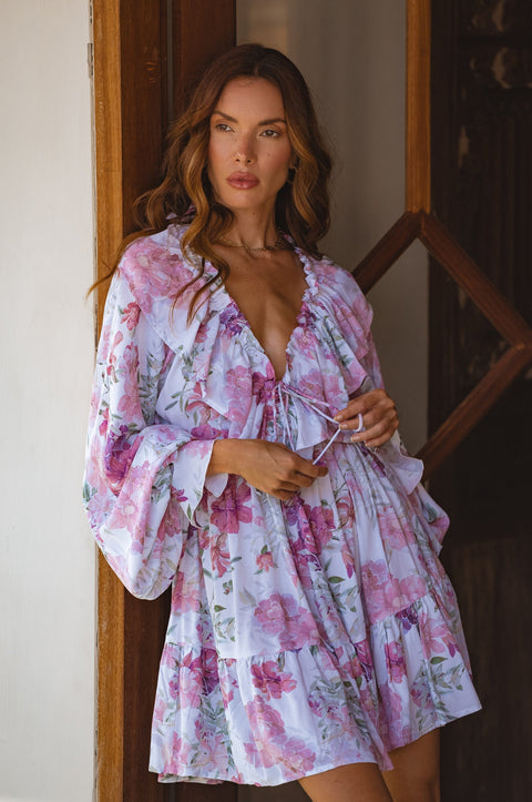 Alice Long Sleeve Mini Dress-3