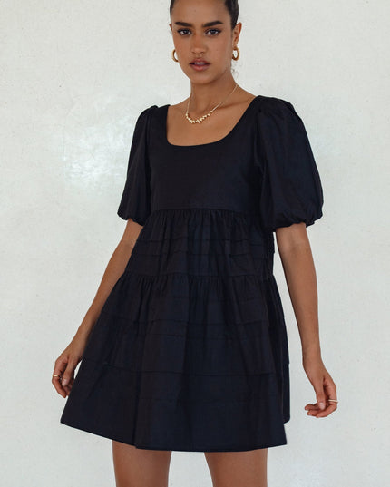 Andrea Babydoll Cotton Mini Dress (Sale)-8
