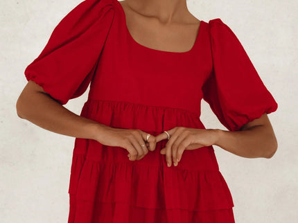 Andrea Babydoll Baumwoll-Minikleid