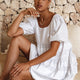Andrea Babydoll Cotton Mini Dress (Sale)-0