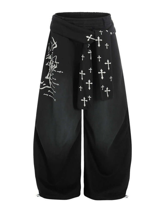 MaisonGrozavu – Elevated Obsidian Trousers | Black & Gray