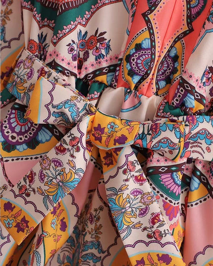 Damen Sommerkleid PLAYA D'EN BOSSA Multicolor – New Collection IBIZA