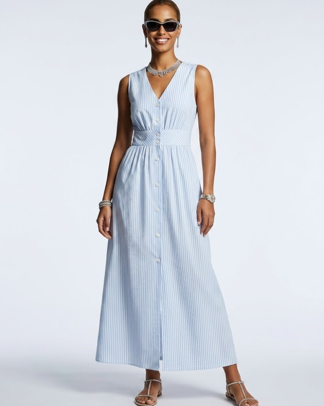 Damen Kleid HAWAII Light Blue – Neue Kollektion