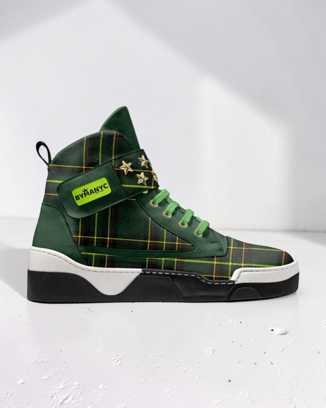 Vegane Sneakers BATTERY PARK MOTION Verde – Unisex