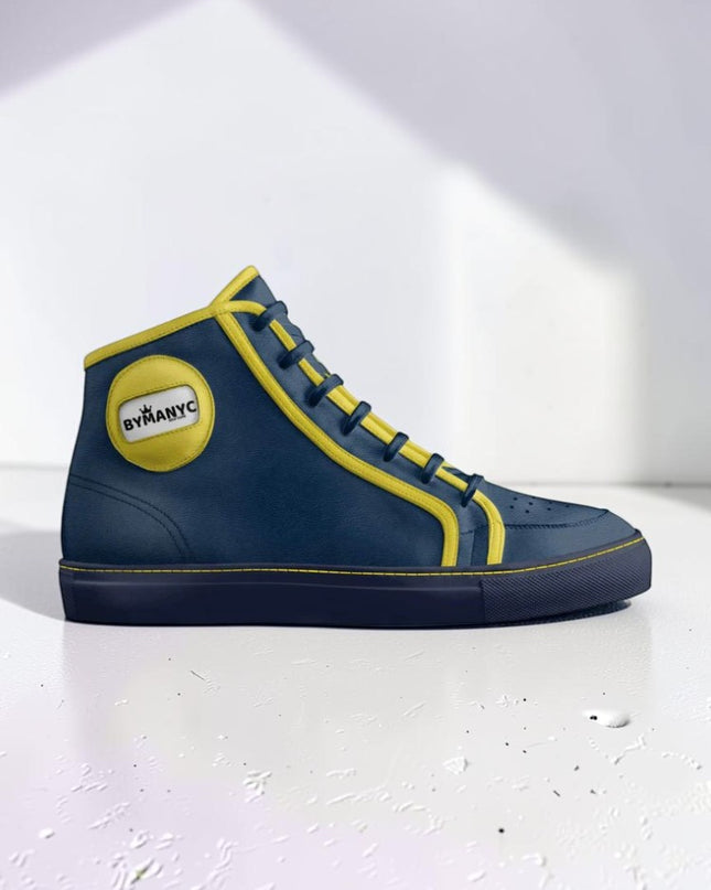 Vegane Sneakers UPPER EAST Azul – Unisex Eco Couture