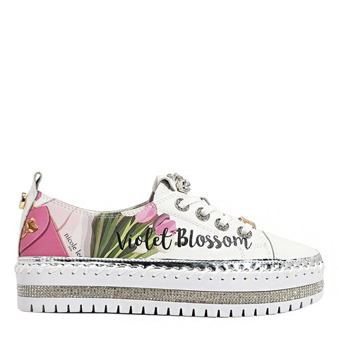 Petra Plateau-Sneaker (Violet Blossom)