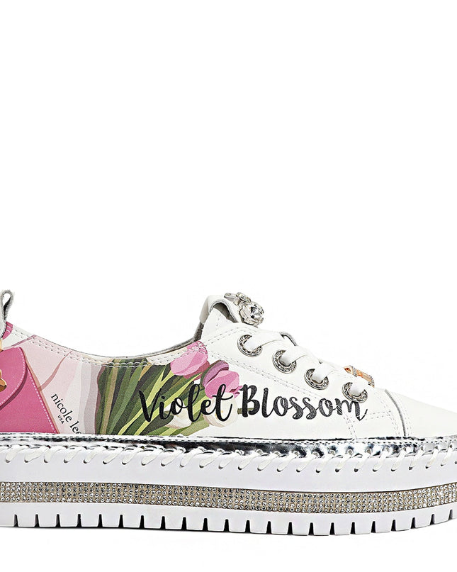 Petra Plateau-Sneaker (Violet Blossom)