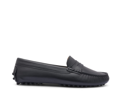 Women's Penny Driving Loafers, black leather