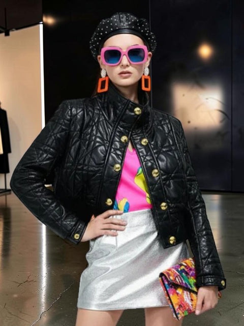 EAST VILLAGE Diamant-Steppjacke