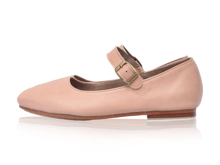 Belle Rose Mary Jane Leather Flats-1