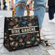 RIVE GAUCHE Handtasche mit Schmetterlings- und Blumenmuster