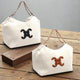 Korbhandtasche mit CC - Logo in 2 Farben - ModeEcho