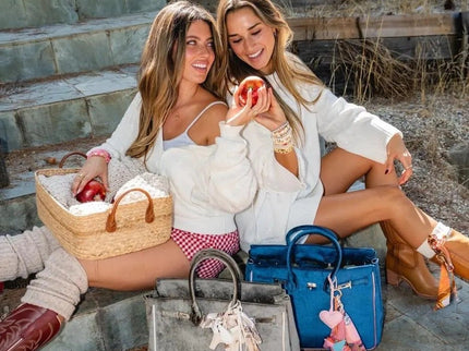 "The London" Samt - Tragetasche von Malibu Sugar - ModeEcho
